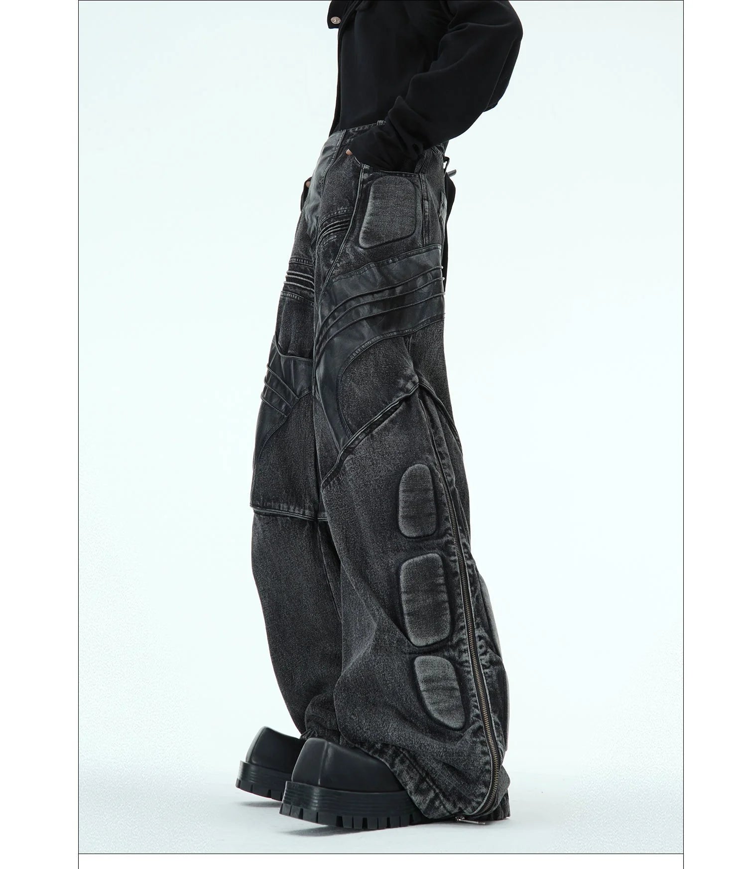 Opium Argue Culture Wide Denim Pants - Fuga Studios