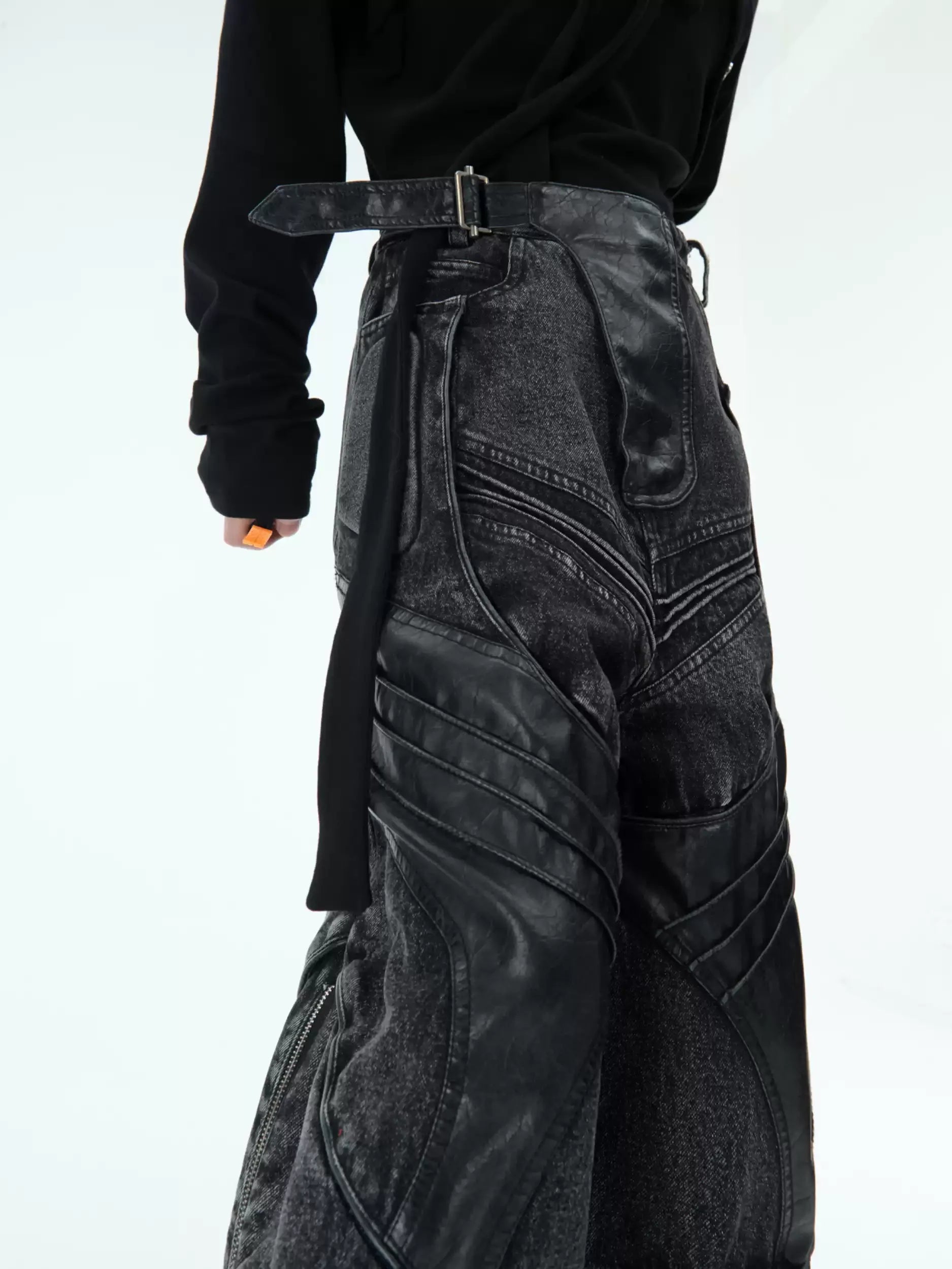 Opium Argue Culture Wide Denim Pants - Fuga Studios