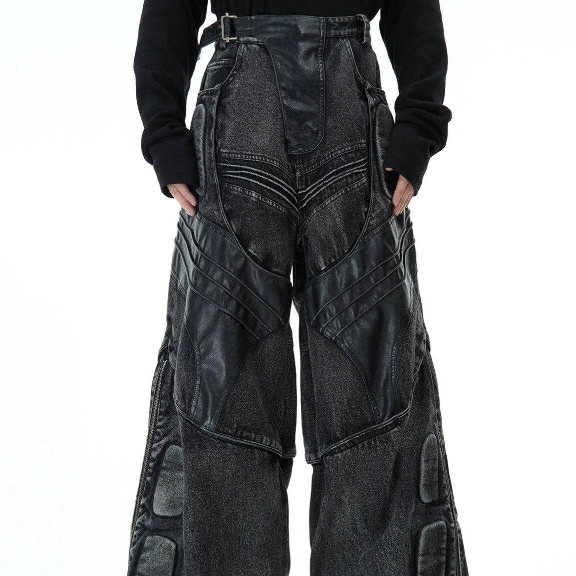 Opium Argue Culture Wide Denim Pants - Fuga Studios