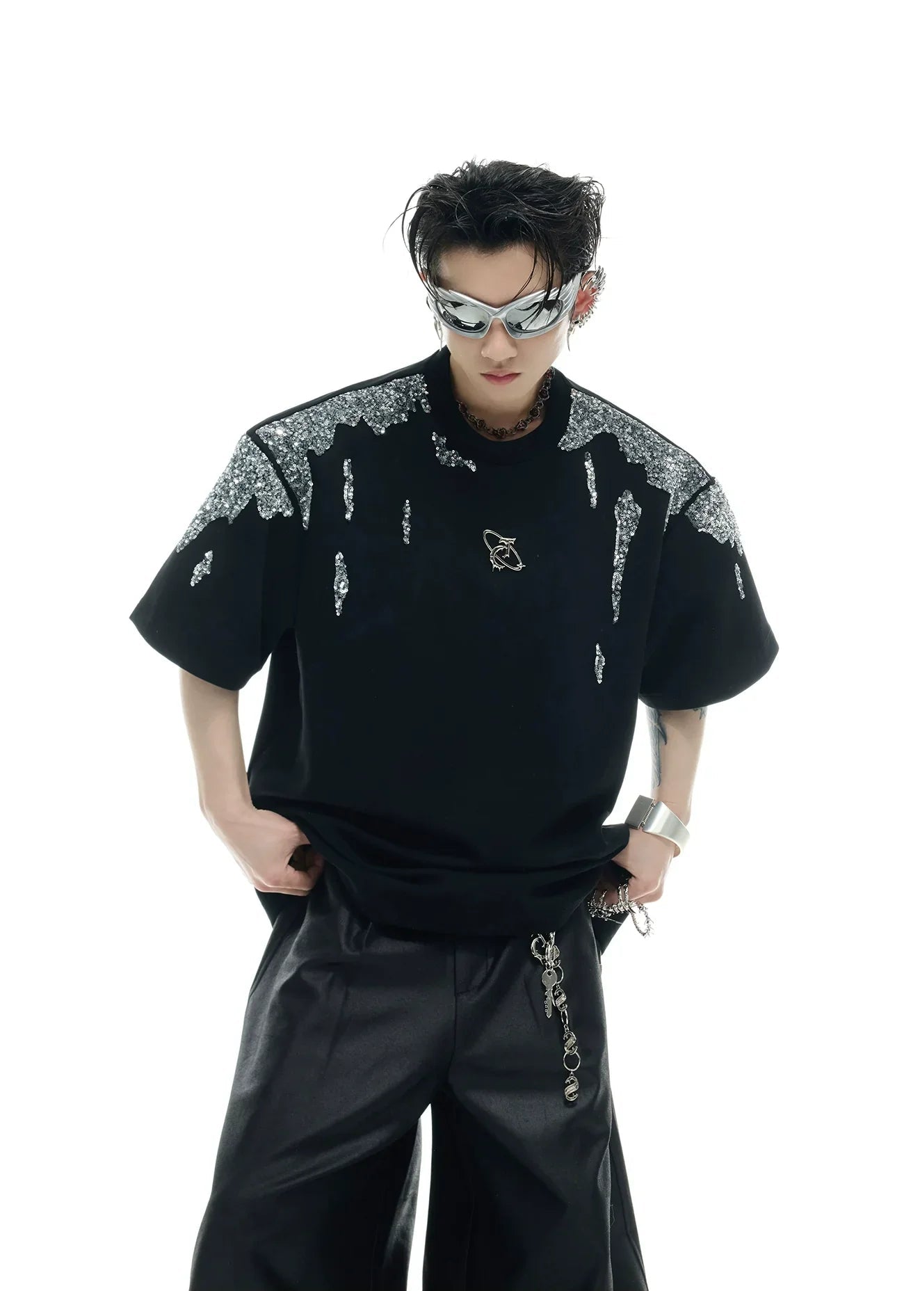 Opium ARGUECULTURE Cosmic Sequin T-Shirt - Fuga Studios