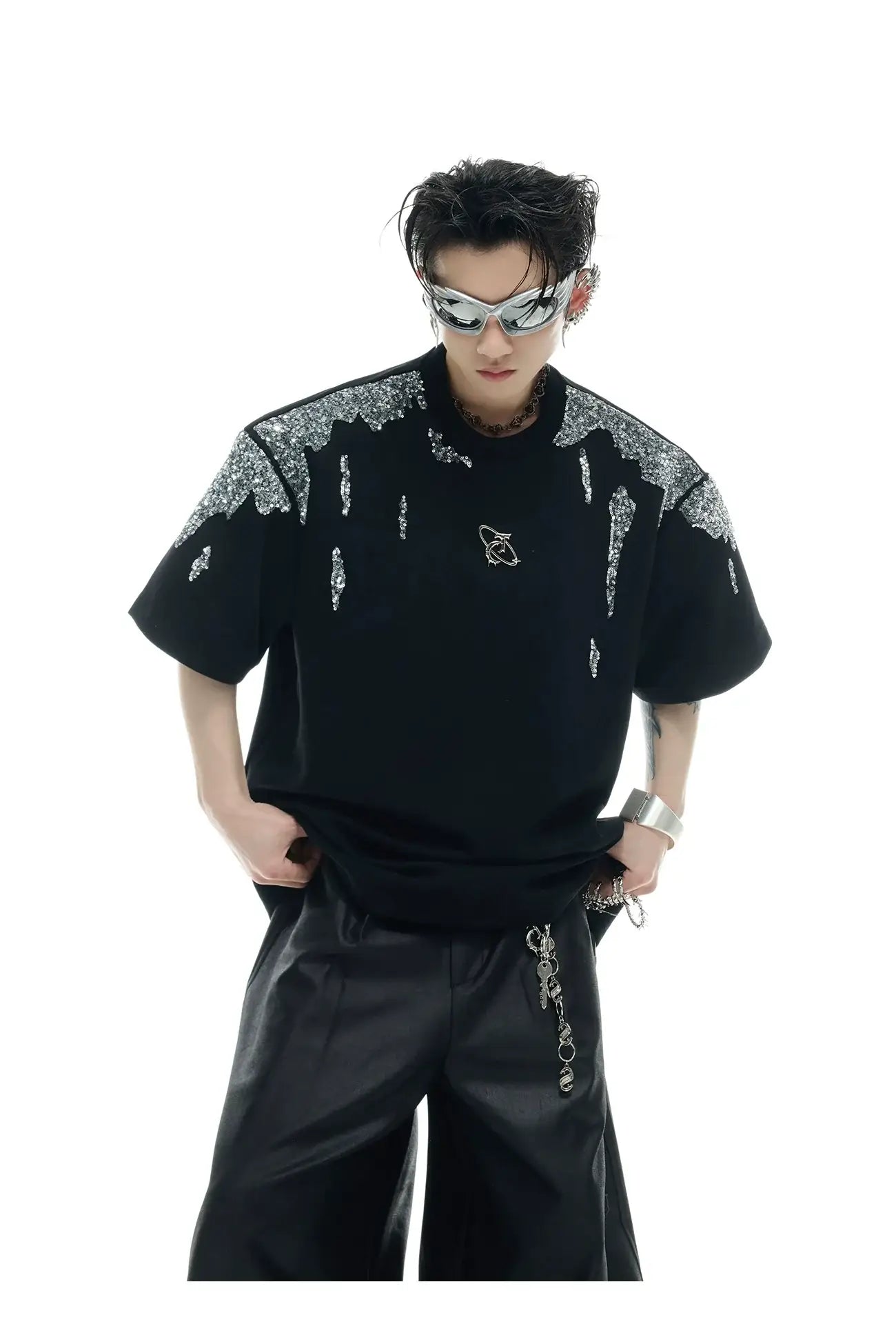 Opium ARGUECULTURE Cosmic Sequin T-Shirt - Fuga Studios