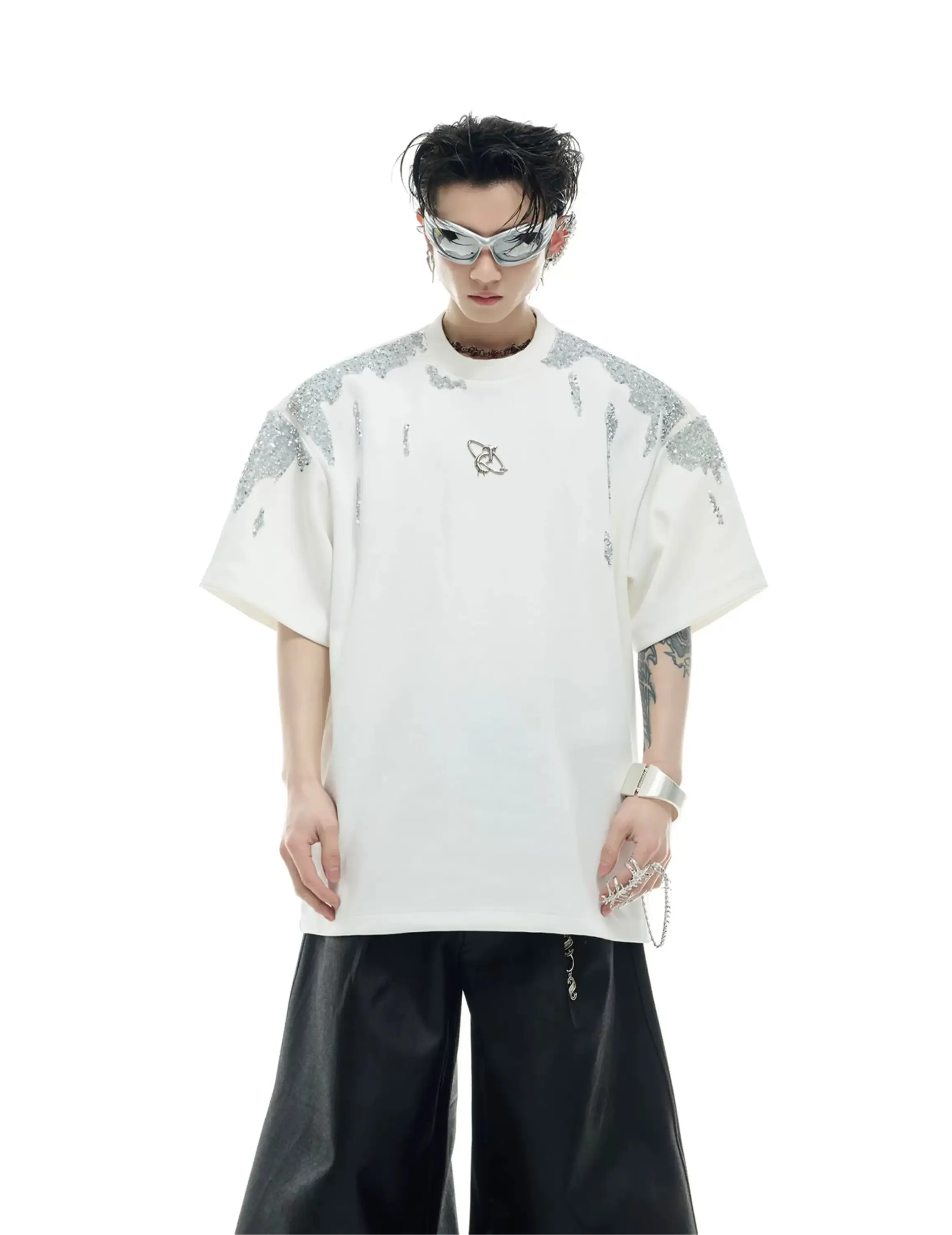 Opium ARGUECULTURE Cosmic Sequin T-Shirt - Fuga Studios
