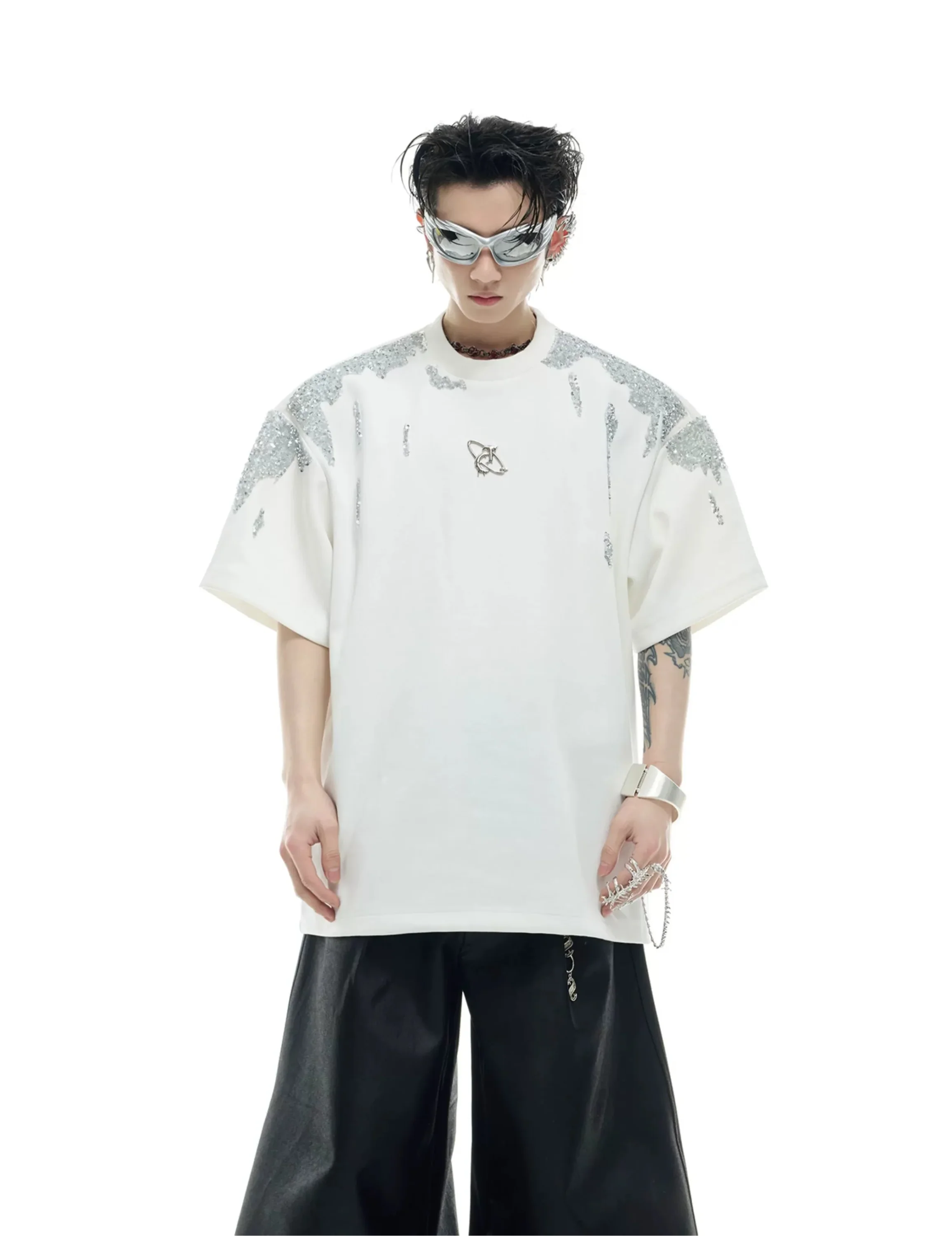Opium ARGUECULTURE Cosmic Sequin T-Shirt - Fuga Studios