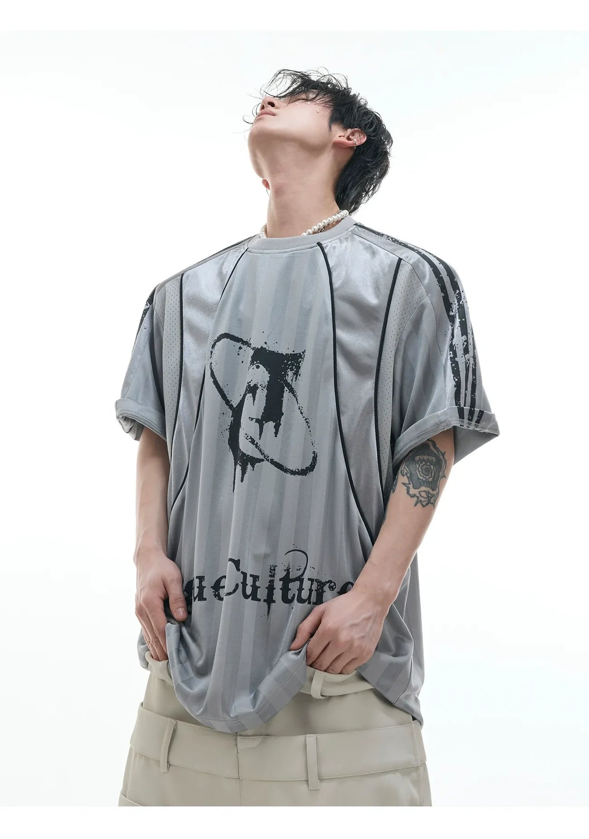 Opium Graphic Jersey. ArgueCulture, Piping. | Fūga Studios