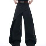 Opium Asymmetric Wide-Leg Hose - Fuga Studios