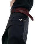 Opium Asymmetric Wide-Leg Hose - Fuga Studios