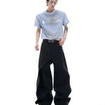 Opium Asymmetric Wide-Leg Hose - Fuga Studios