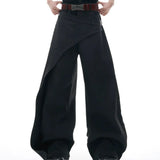 Opium Asymmetric Wide-Leg Hose - Fuga Studios