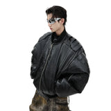 Opium Baseball Leather Jacket - Fuga Studios