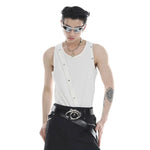 Opium Button Tank Top - Fuga Studios