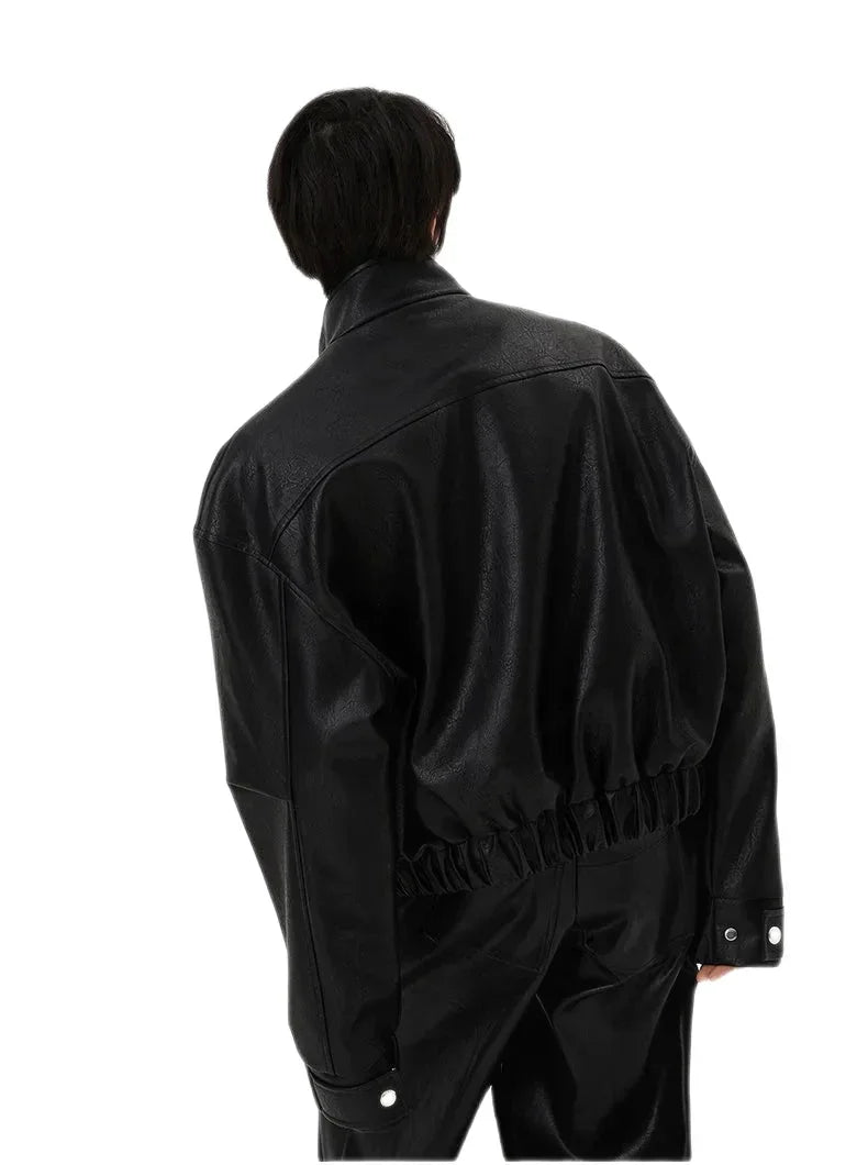 Opium Carabiner Leather Jacket - Fuga Studios