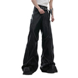 Opium Chain Draped Leather Pants - Fuga Studios