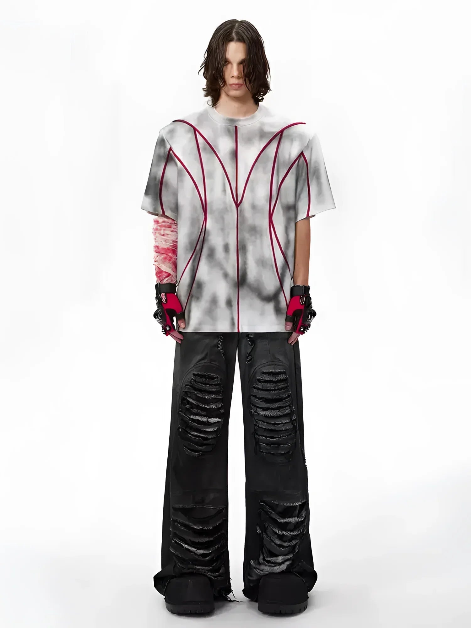 Opium Cloud Linear Shirt - Fuga Studios