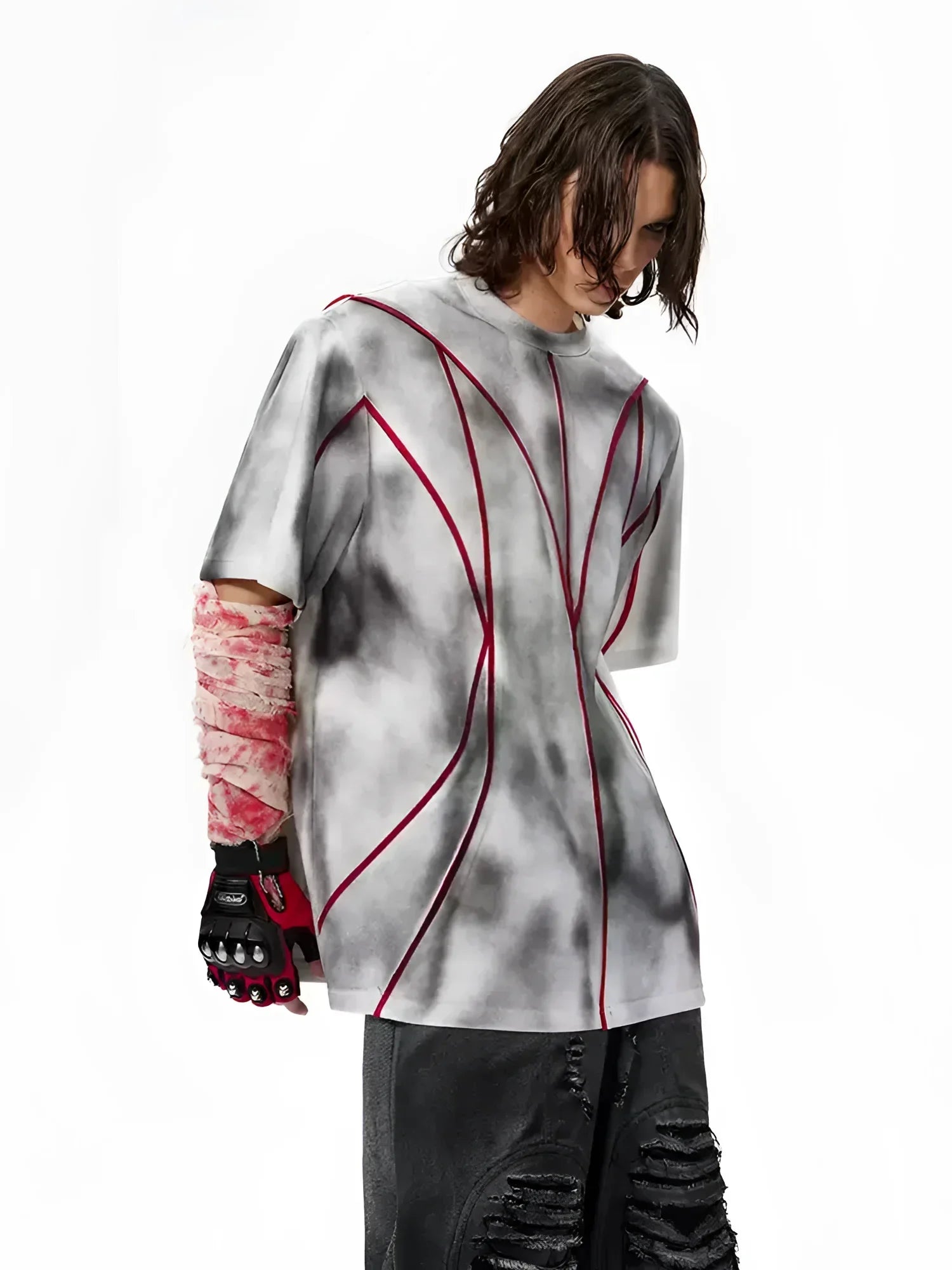 Opium Cloud Linear Shirt - Fuga Studios