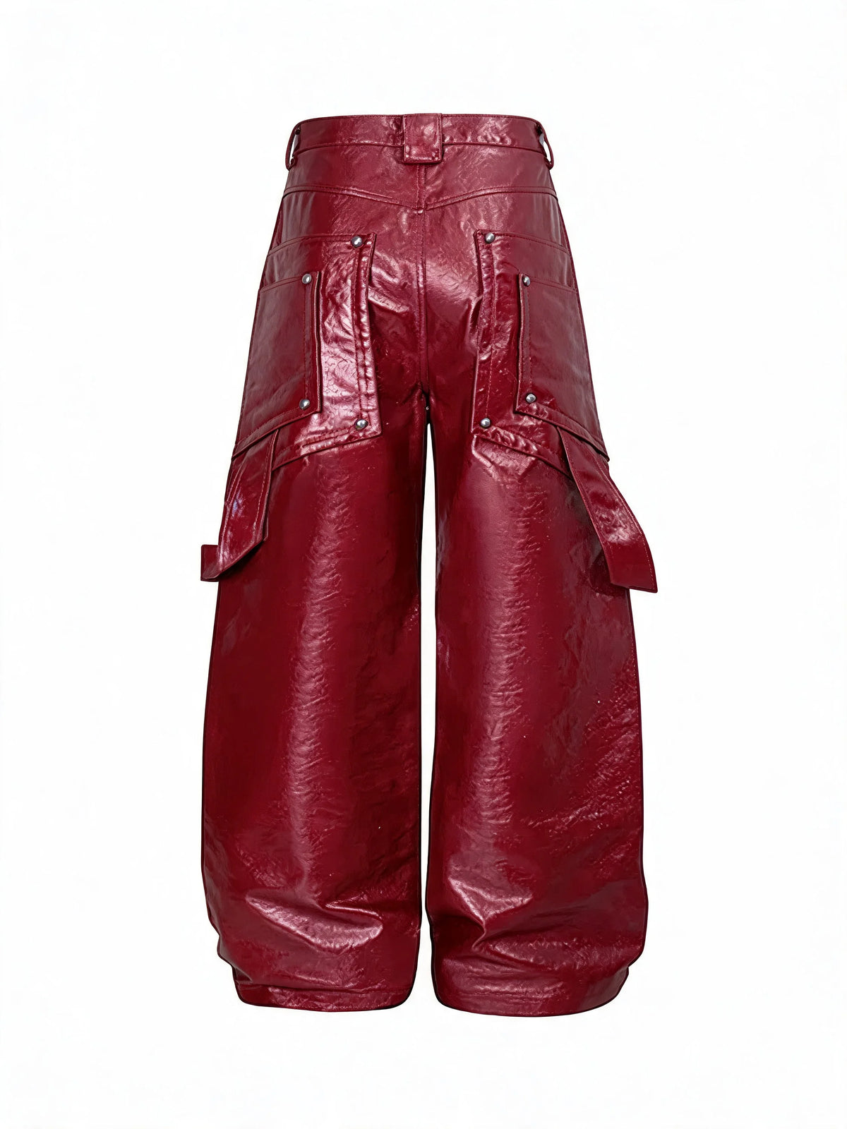 Opium Coated Rivet Jeans Rot - Fuga Studios