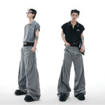 Opium Contrast Stitch Polo Vest - Fuga Studios
