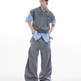 Opium Contrast Stitch Polo Vest - Fuga Studios