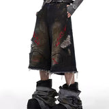 Opium Convertible Flame Jeans - Fuga Studios