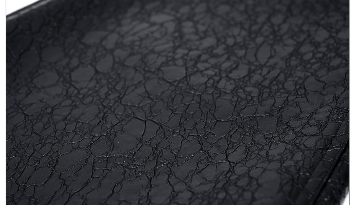 Opium Crackle Leather Pants Schwarz - Fuga Studios