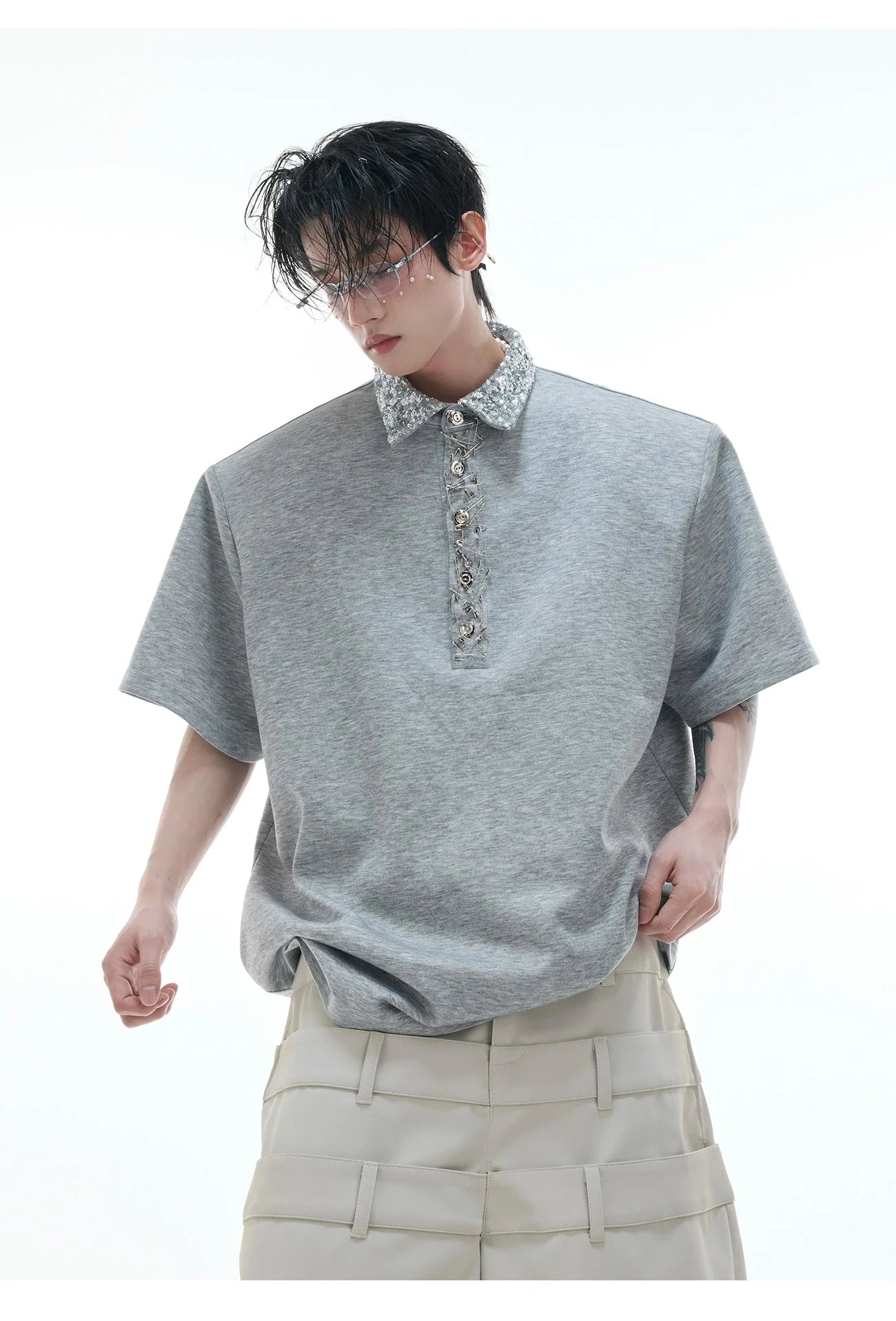 Opium Crystal Collar Polo - Fuga Studios
