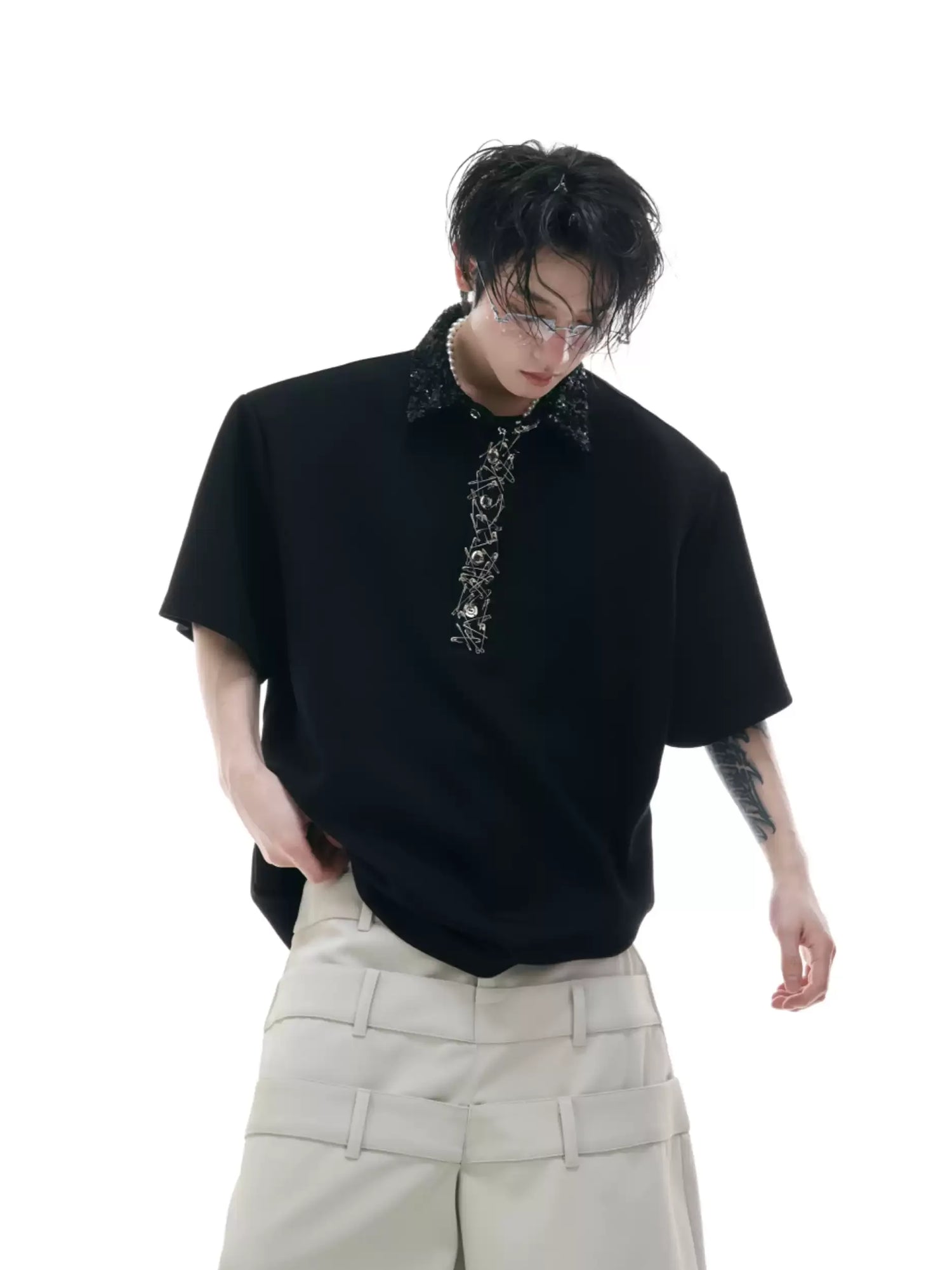 Opium Crystal Collar Polo - Fuga Studios