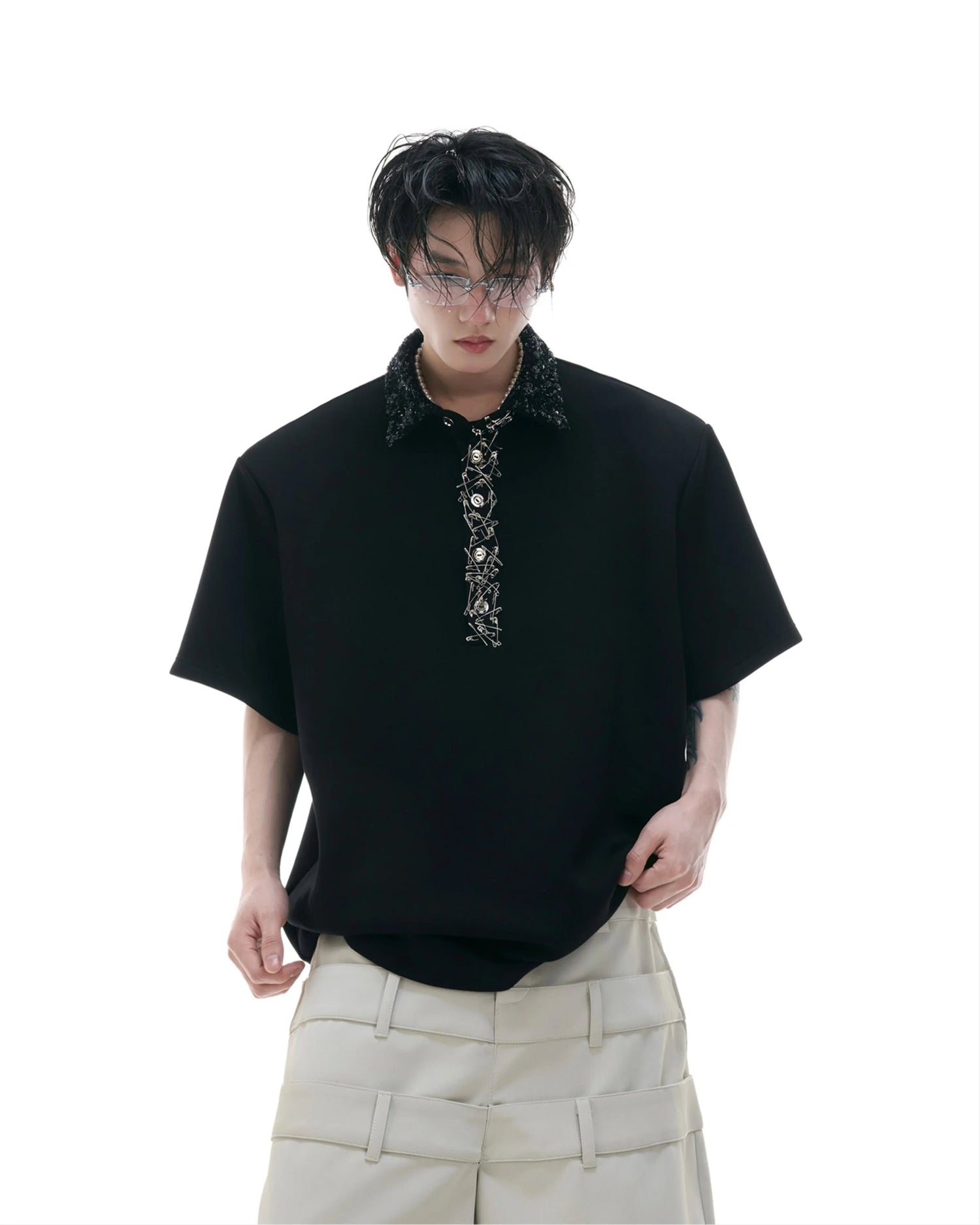 Opium Crystal Collar Polo - Fuga Studios