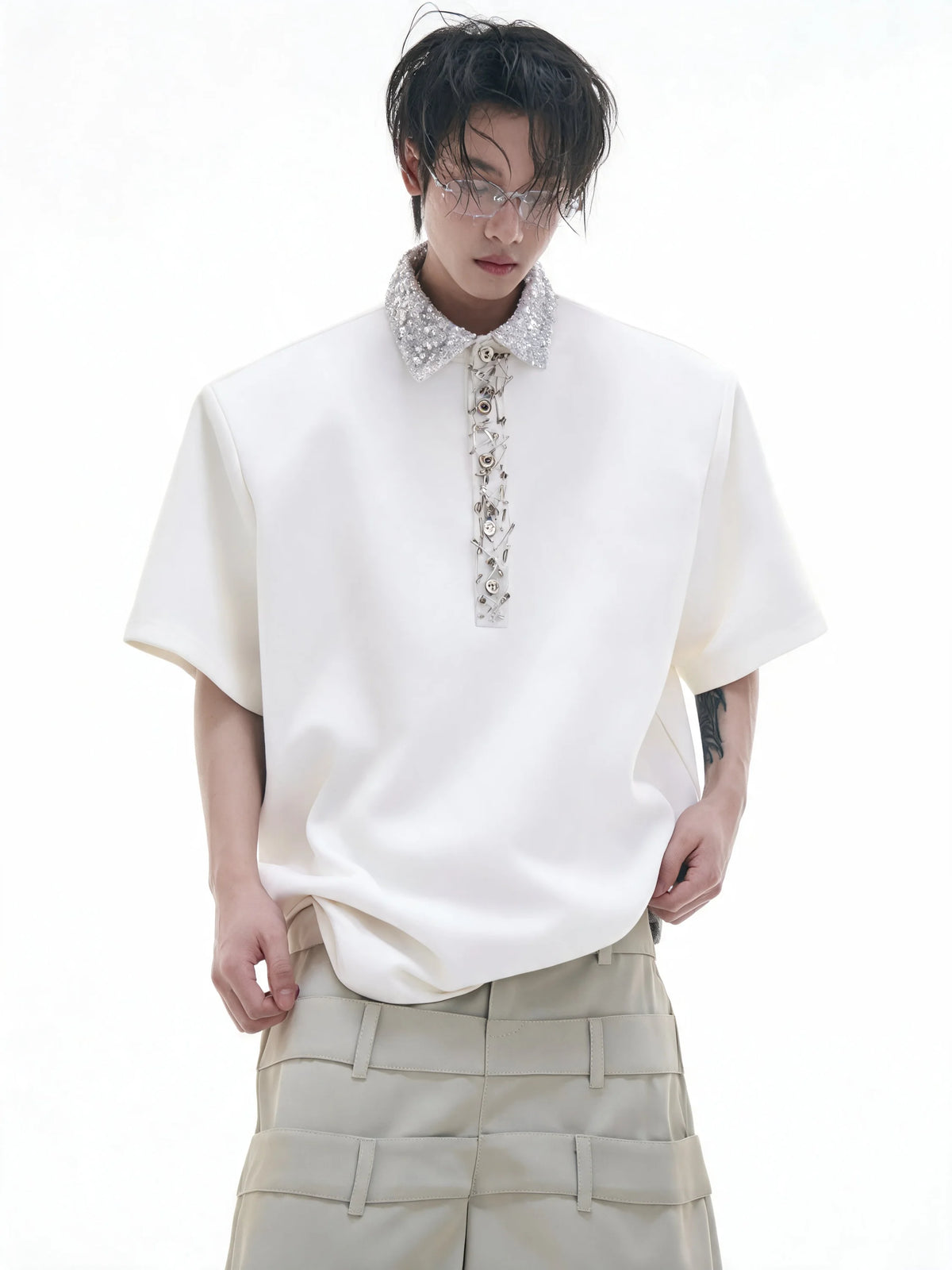 Opium Crystal Collar Polo - Fuga Studios