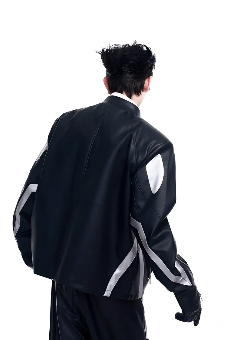 短丈 ライダース fur jacket 斜めジップ archive opium Opium Jackets | Exclusive Collection | Ships Worldwide