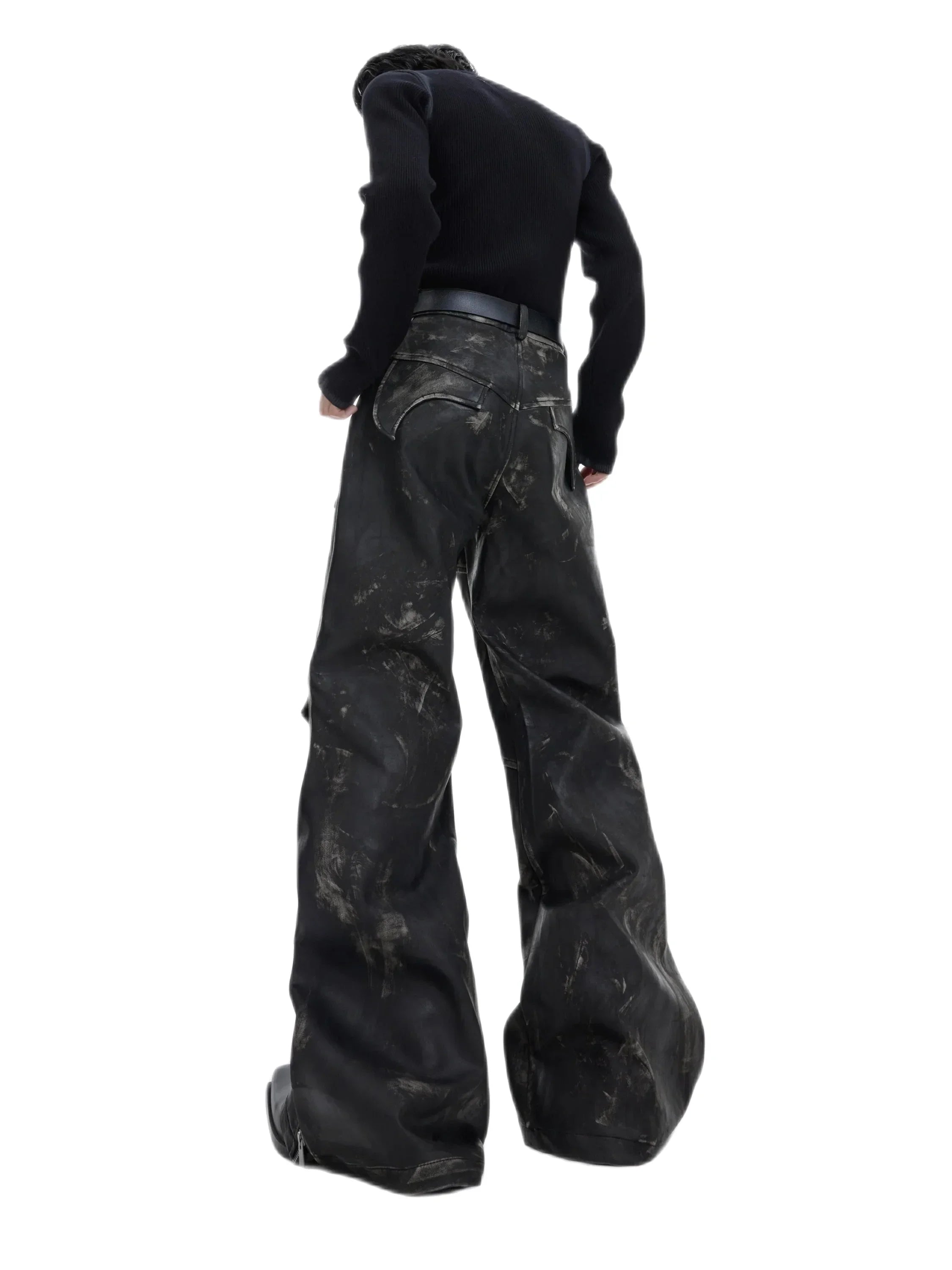 Opium Dark Leather Pants | Limited Edition | Fūga Opium Dark Leather Pants | Limited Edition | Fūga