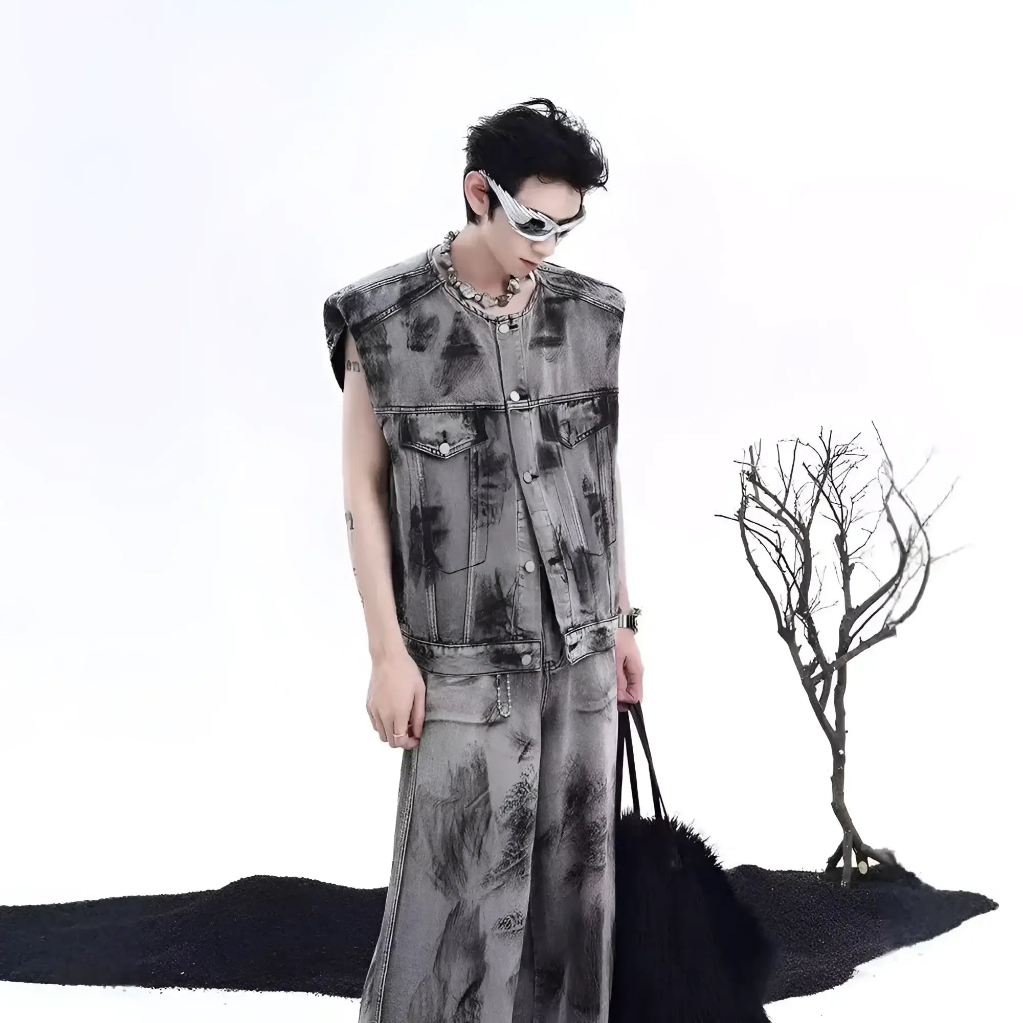 Opium Denim Distressed Set - Fuga Studios