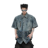 Opium Denim Jacket Shirt - Fuga Studios