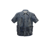 Opium Denim Jacket Shirt - Fuga Studios