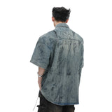 Opium Denim Jacket Shirt - Fuga Studios