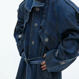 Opium Denim Matrix Coat - Fuga Studios