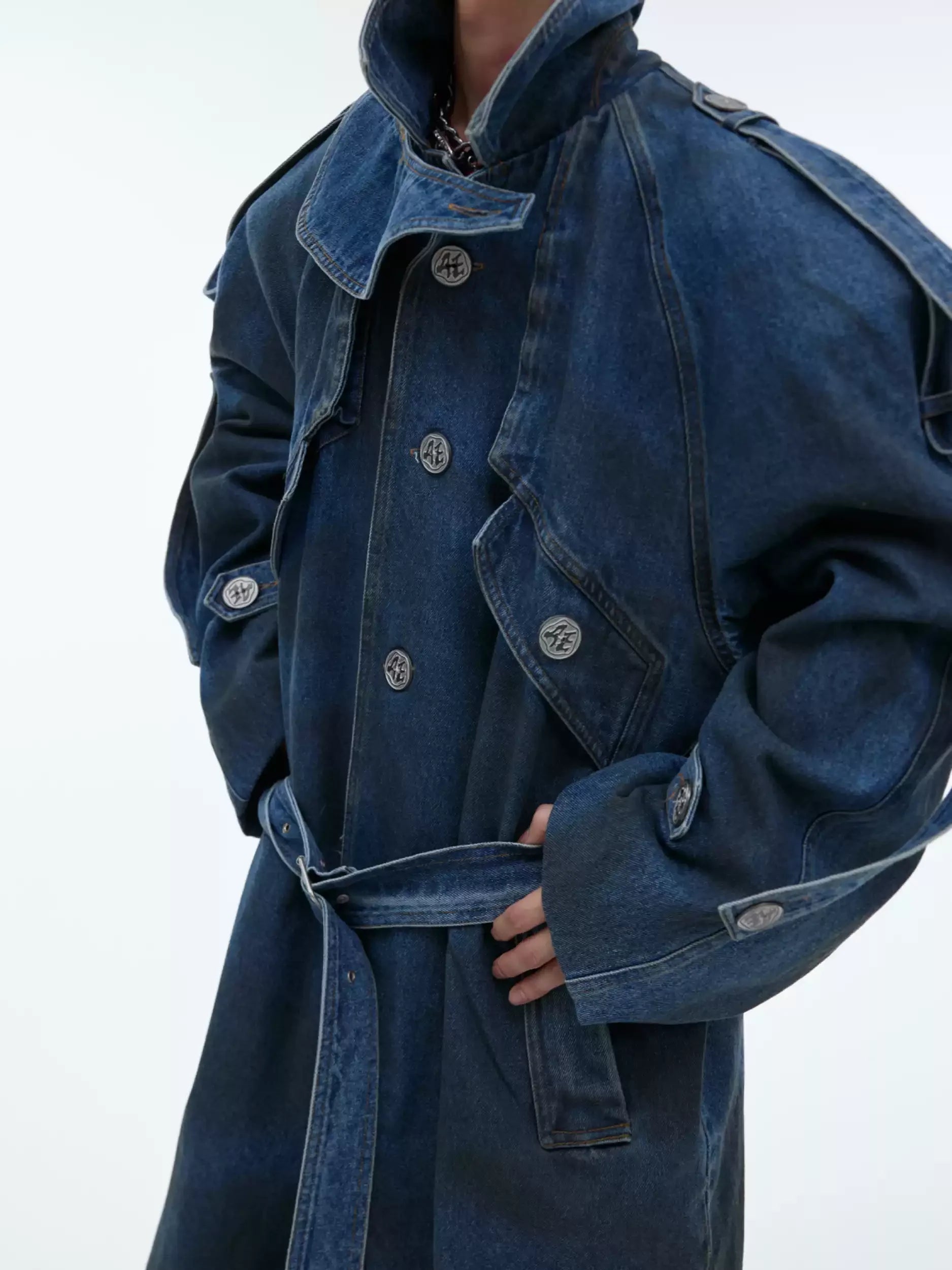 Opium Denim Matrix Coat - Fuga Studios