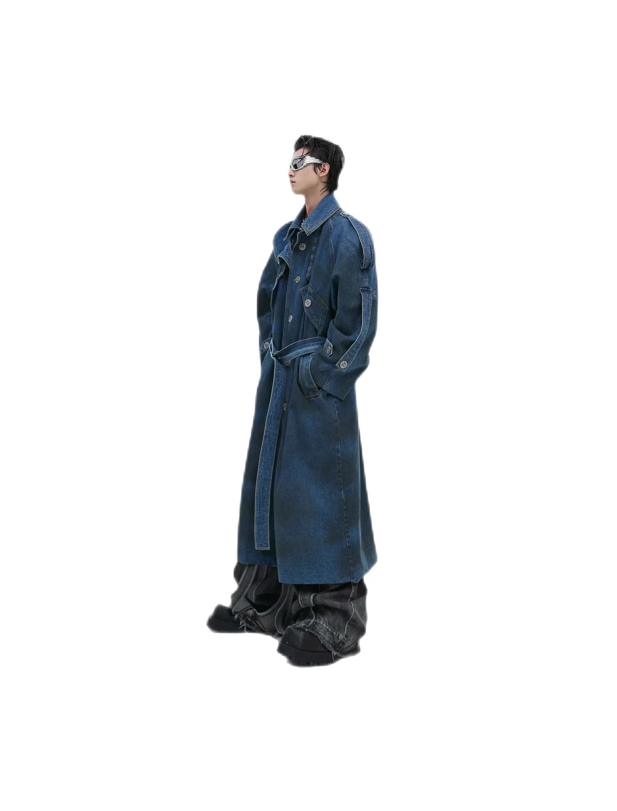 Opium Denim Matrix Coat - Fuga Studios