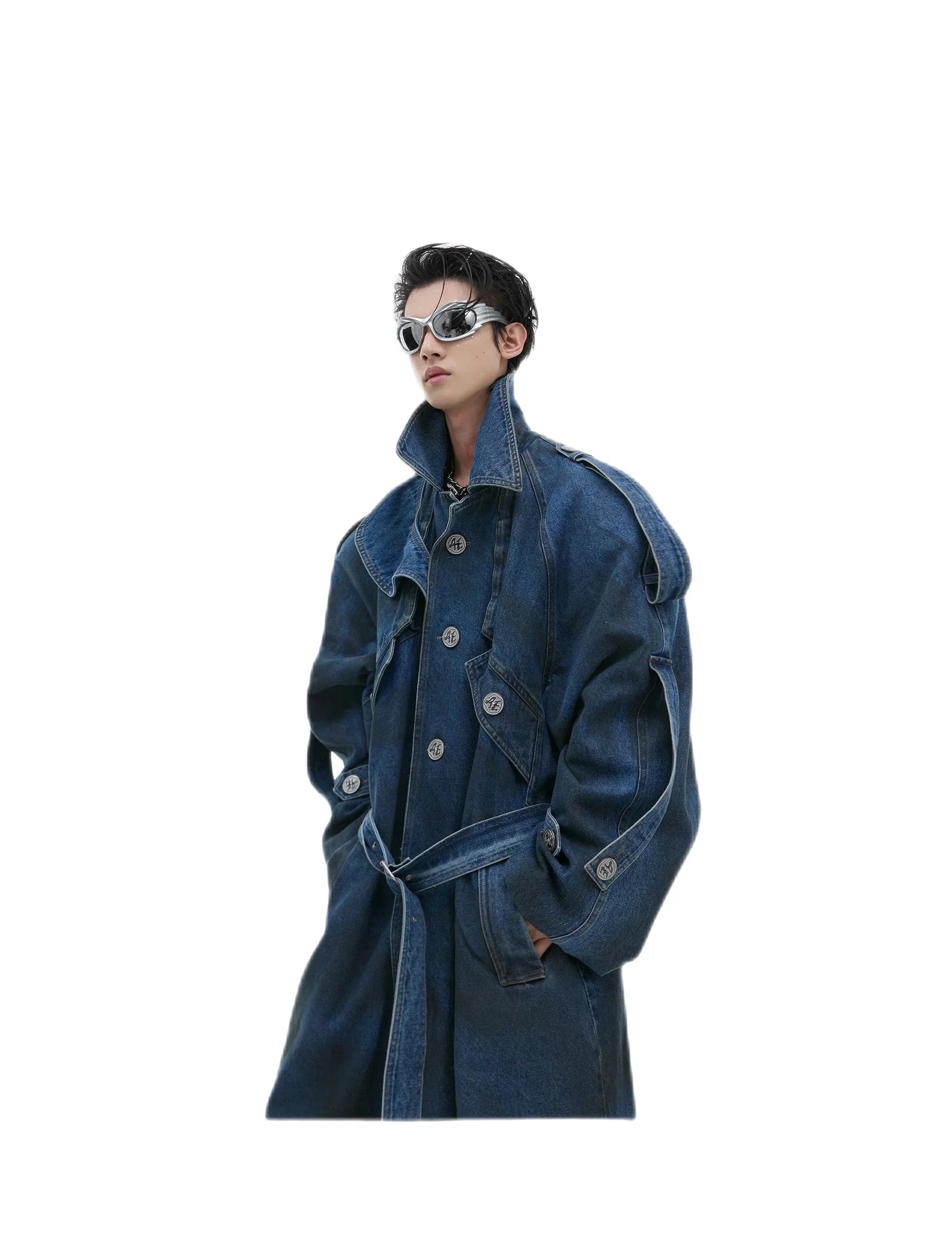 Opium Denim Matrix Coat - Fuga Studios