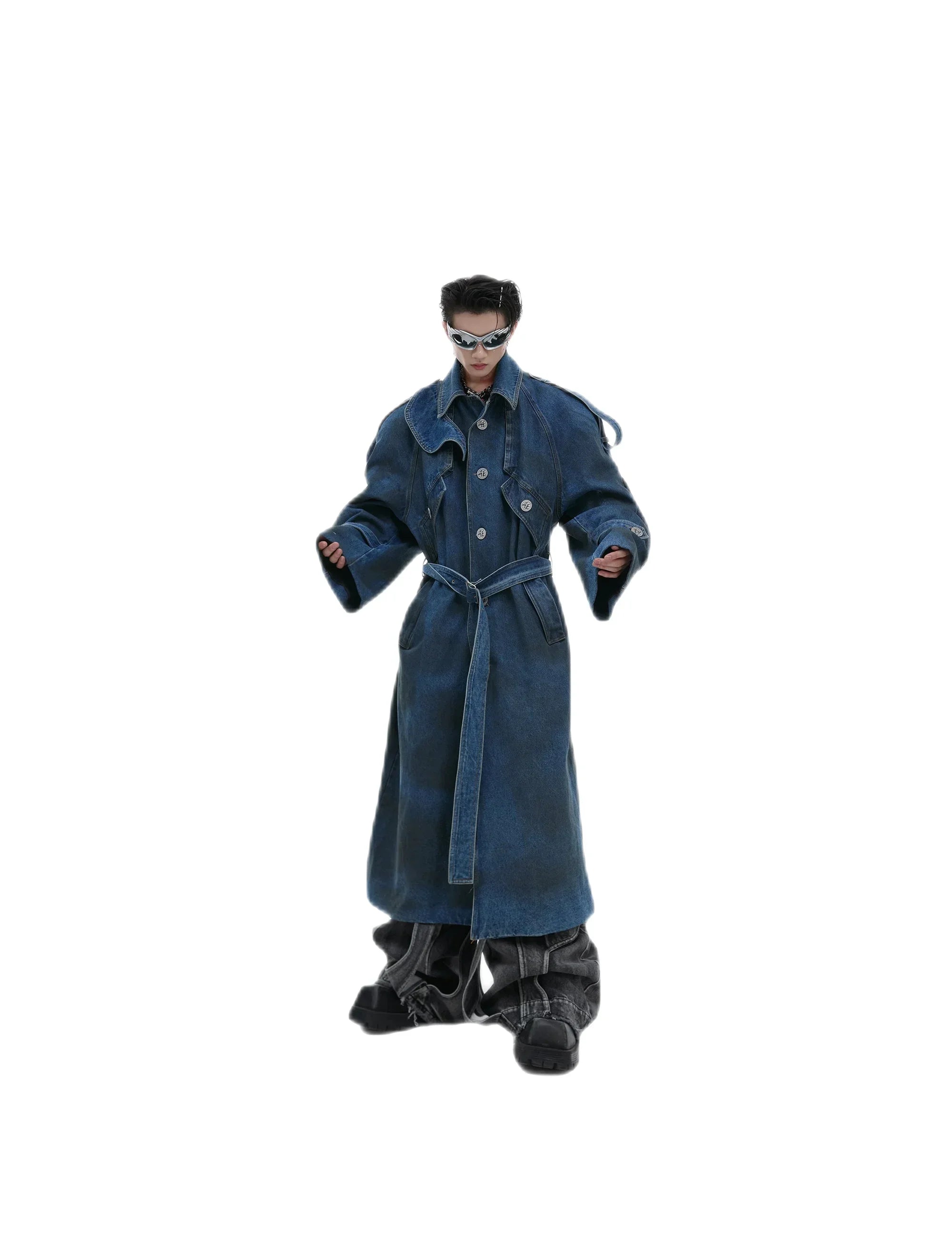 Opium Denim Matrix Coat - Fuga Studios