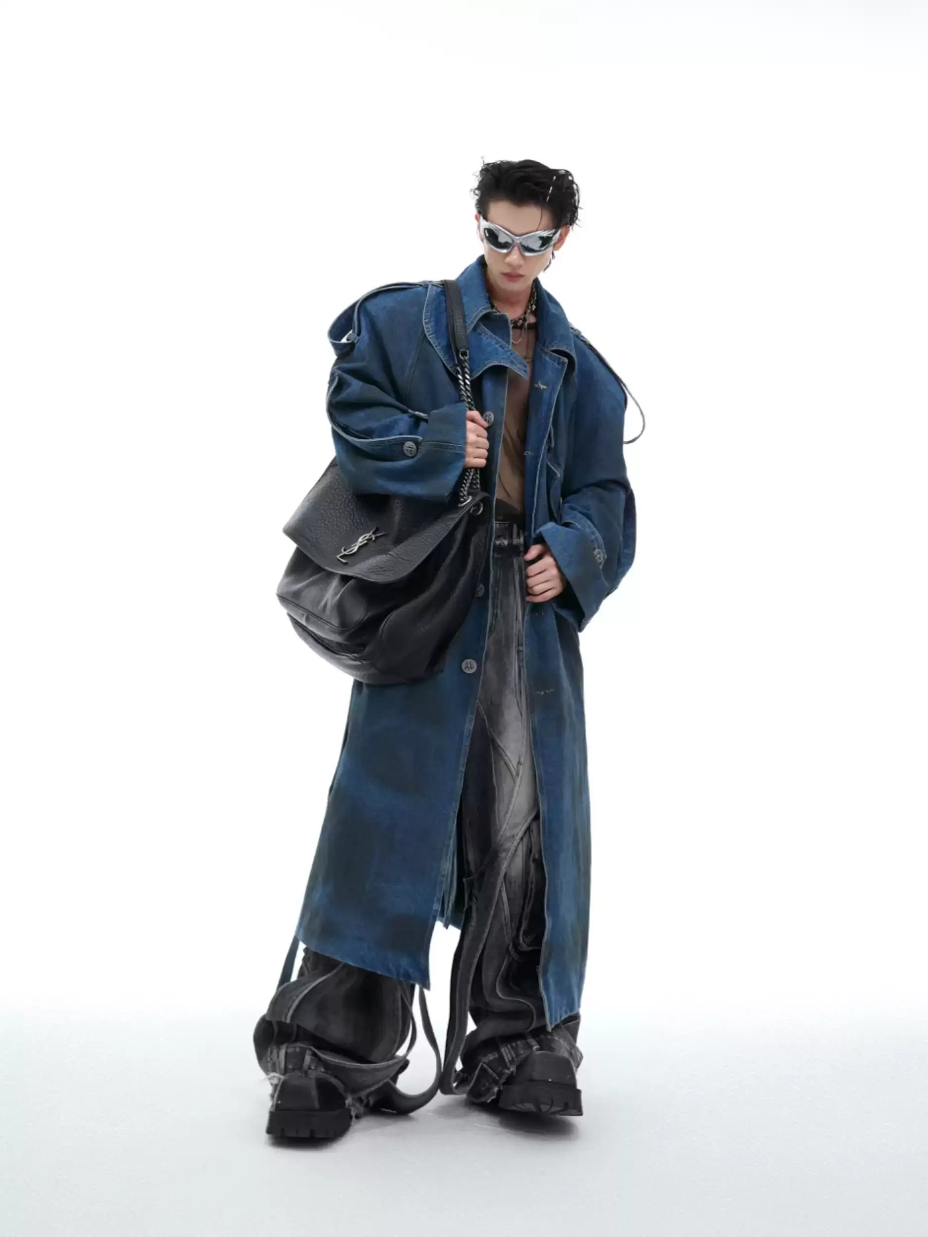 Opium Denim Matrix Coat - Fuga Studios