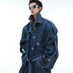 Opium Denim Matrix Coat - Fuga Studios