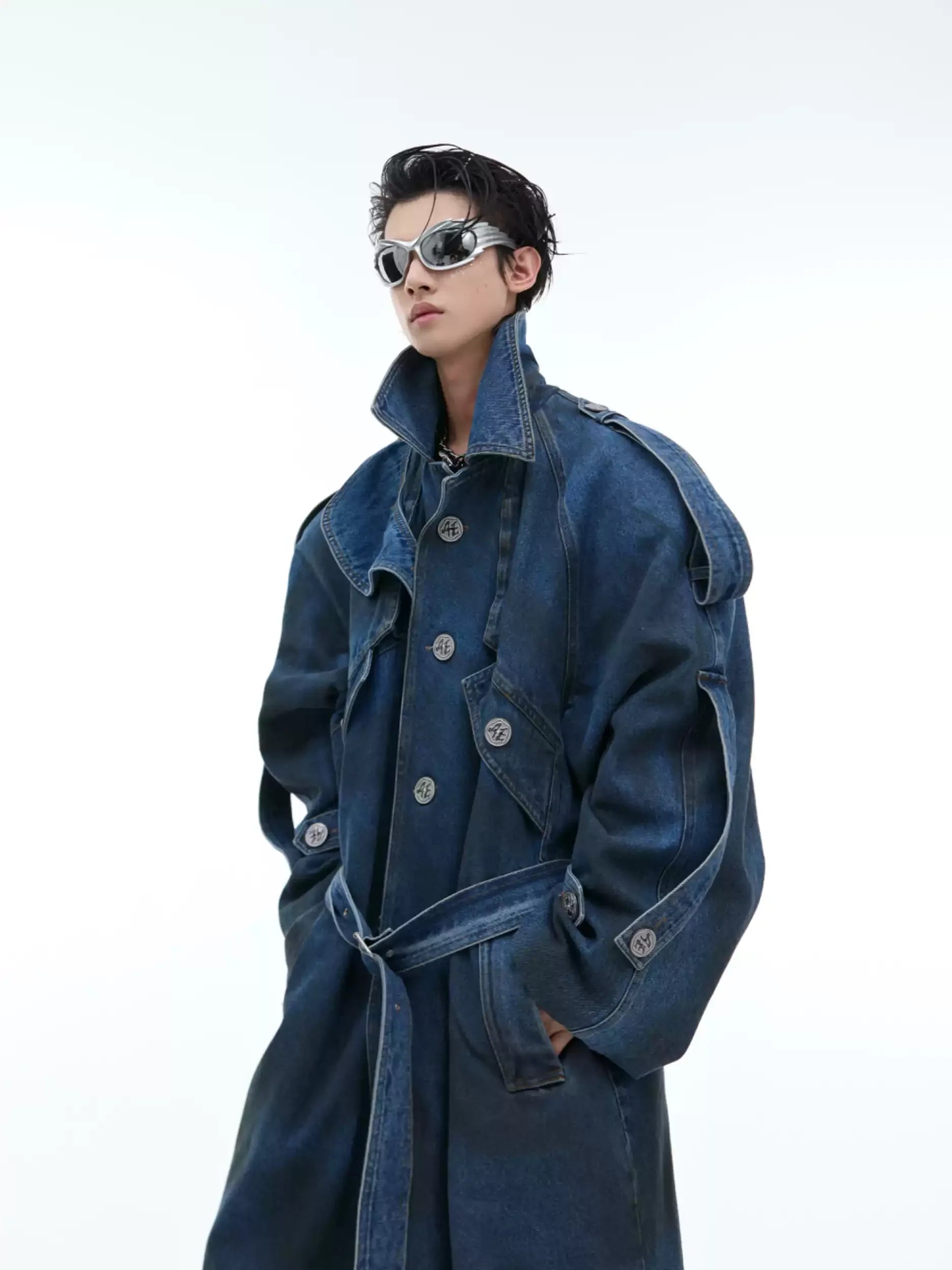 Opium Denim Matrix Coat - Fuga Studios