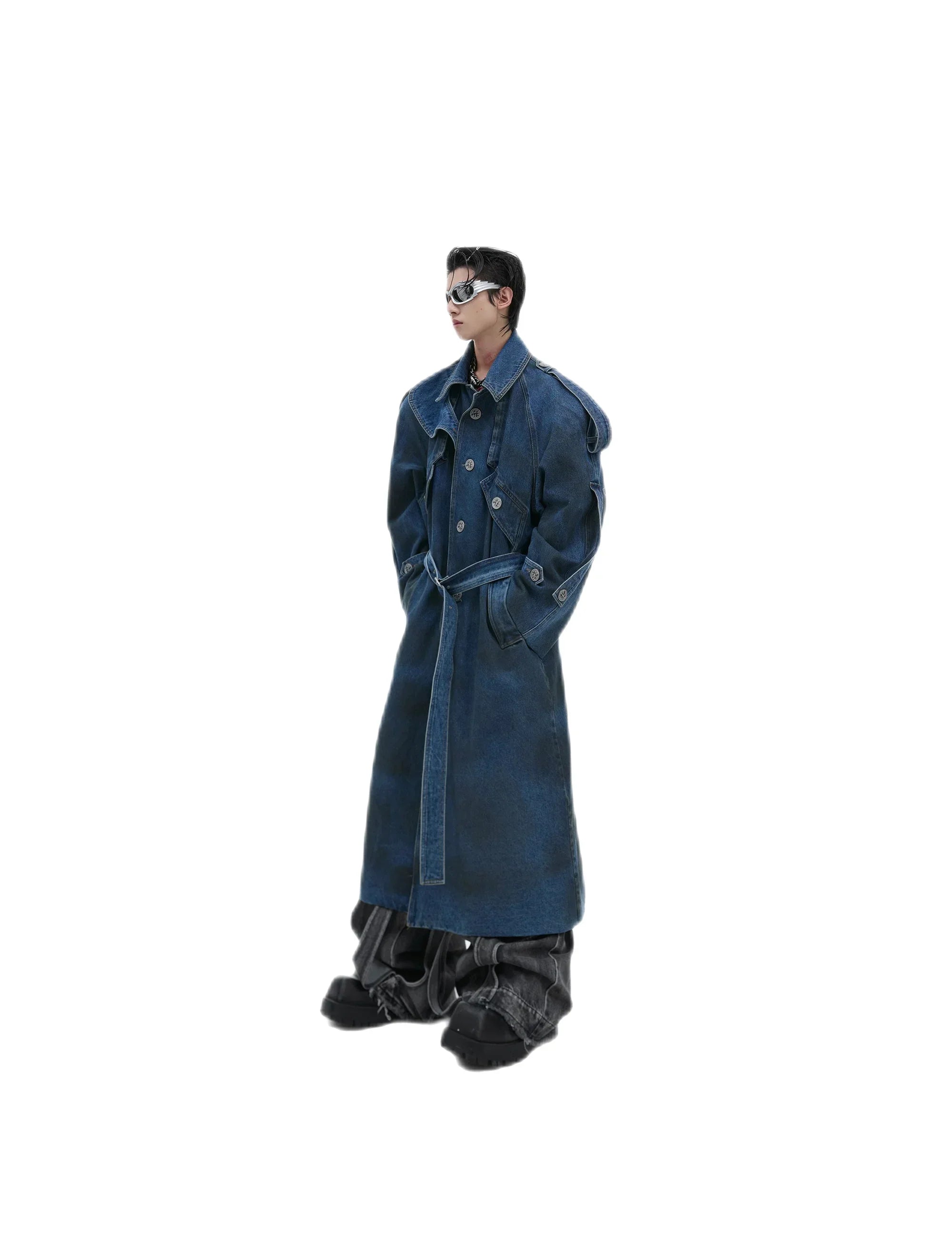 Opium Denim Matrix Coat - Fuga Studios