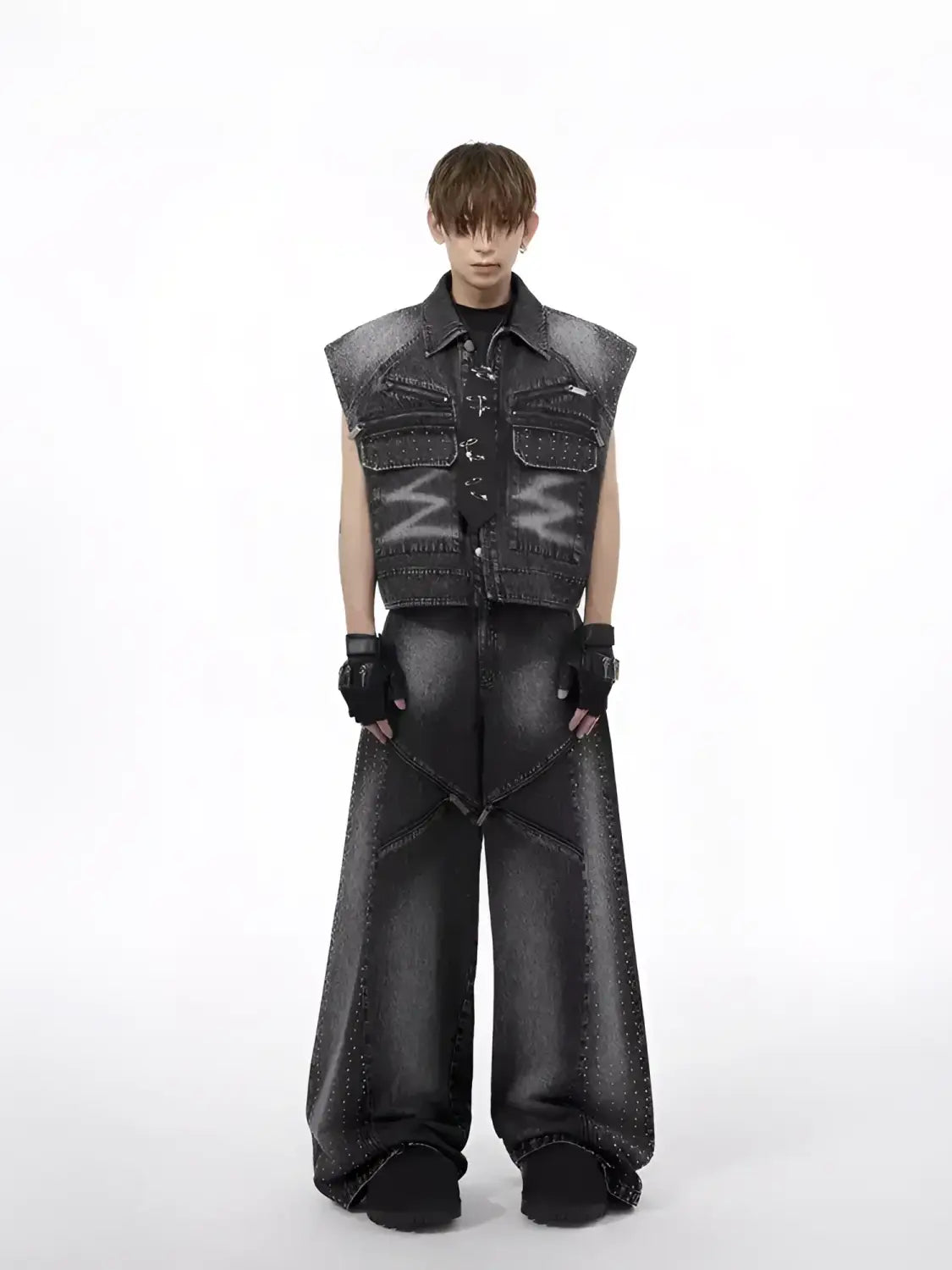 Opium 데님 스터드 세트