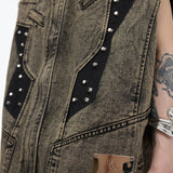 Opium Denim Vest - Fuga Studios