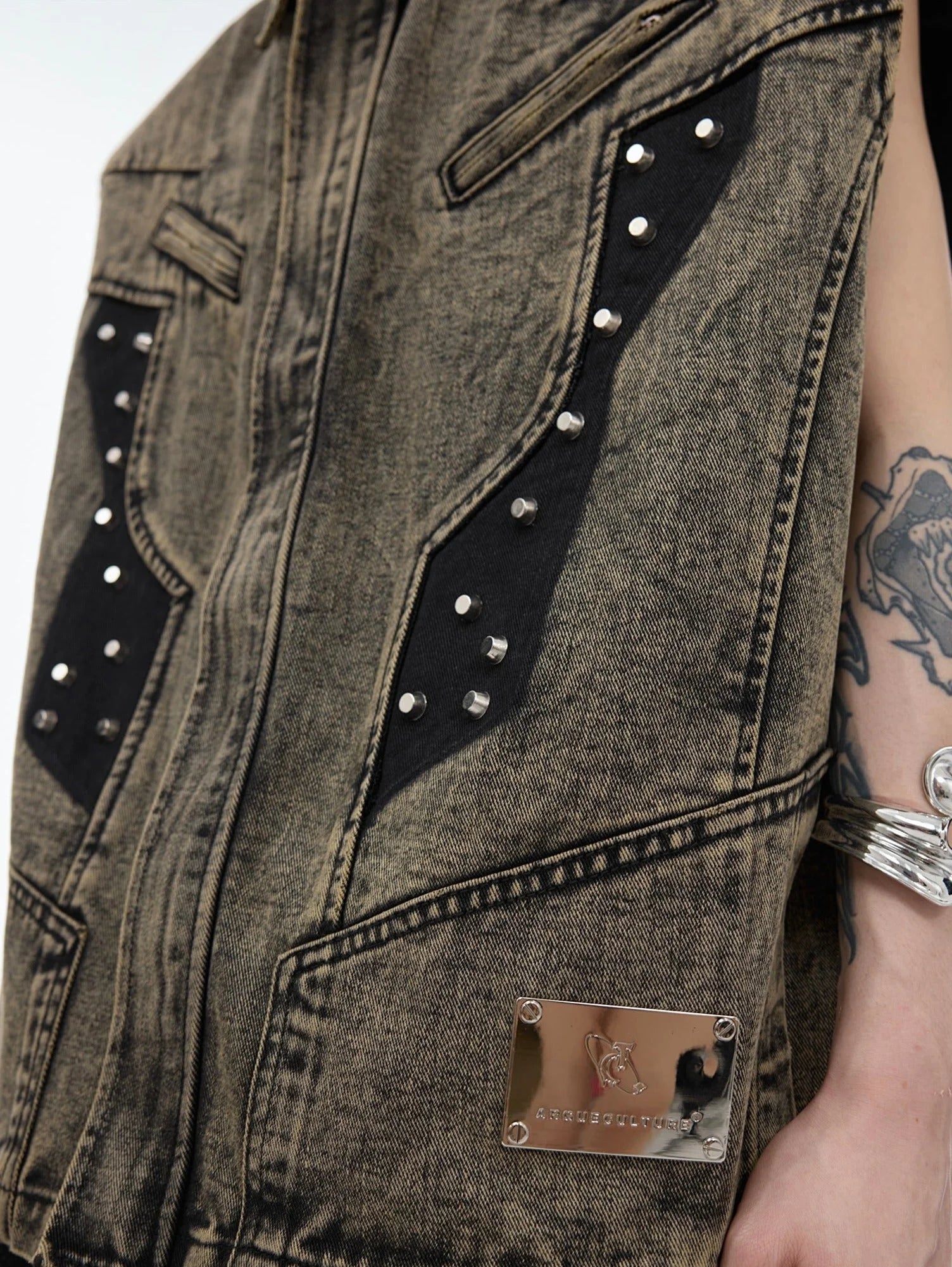 Opium Denim Vest - Fuga Studios