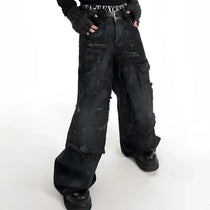 Opium Denim Wide-leg Pants - Fuga Studios
