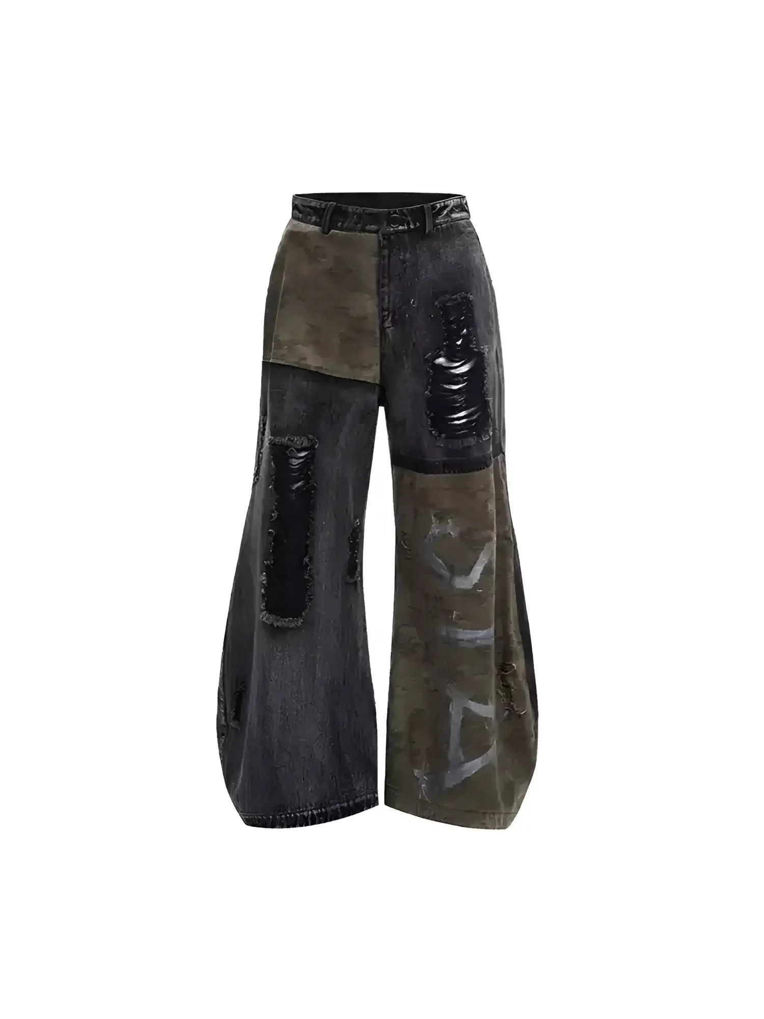 Opium Distressed Panel Flare Jeans | Limited Edition | Fūga