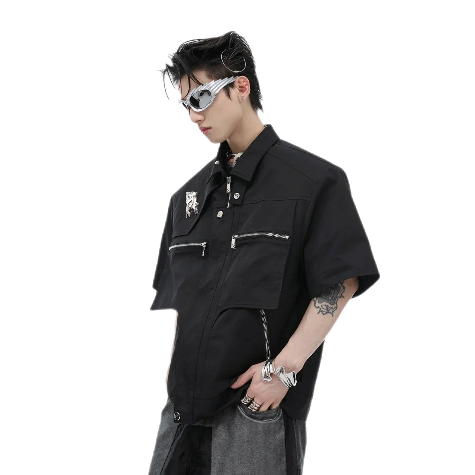 Opium Double Layer Shirt - Fuga Studios