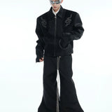 Casaco Com Bordado De Dragão De Ópio