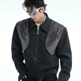 Casaco Com Bordado De Dragão De Ópio